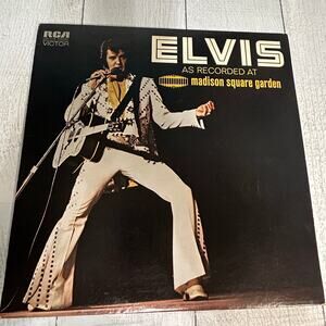 Vintage 1972 Elvis As Recorded At Madison Square Garden Vinyl Album